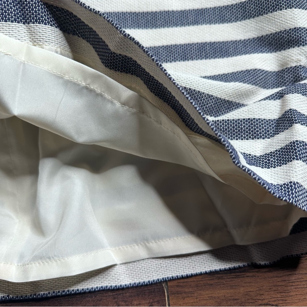 J. Crew Striped Cotton Mini Skirt Size 4 - Picture 9 of 9